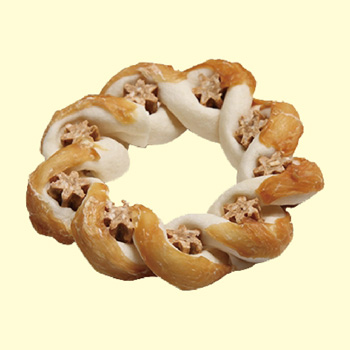 牛皮环镶嵌星型缠鸡肉